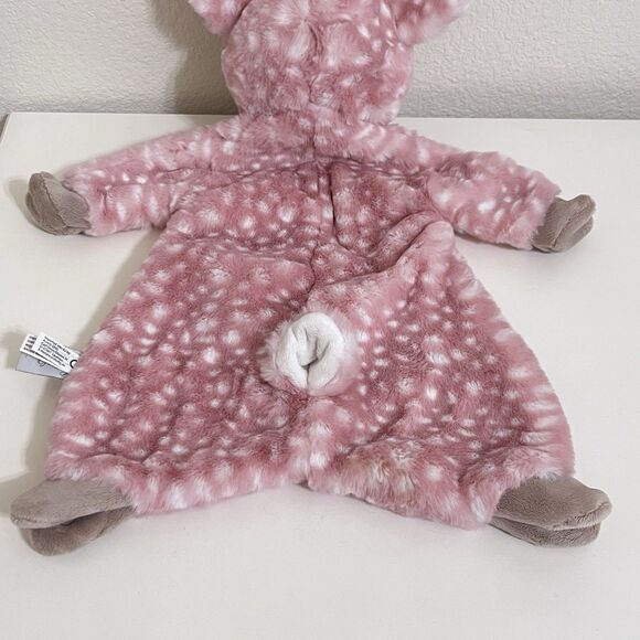 Douglas Baby Cuddle Toys Farrah Pink Fawn Sshlumpie Security Blanket Lovey 17" - Picture 13 of 13